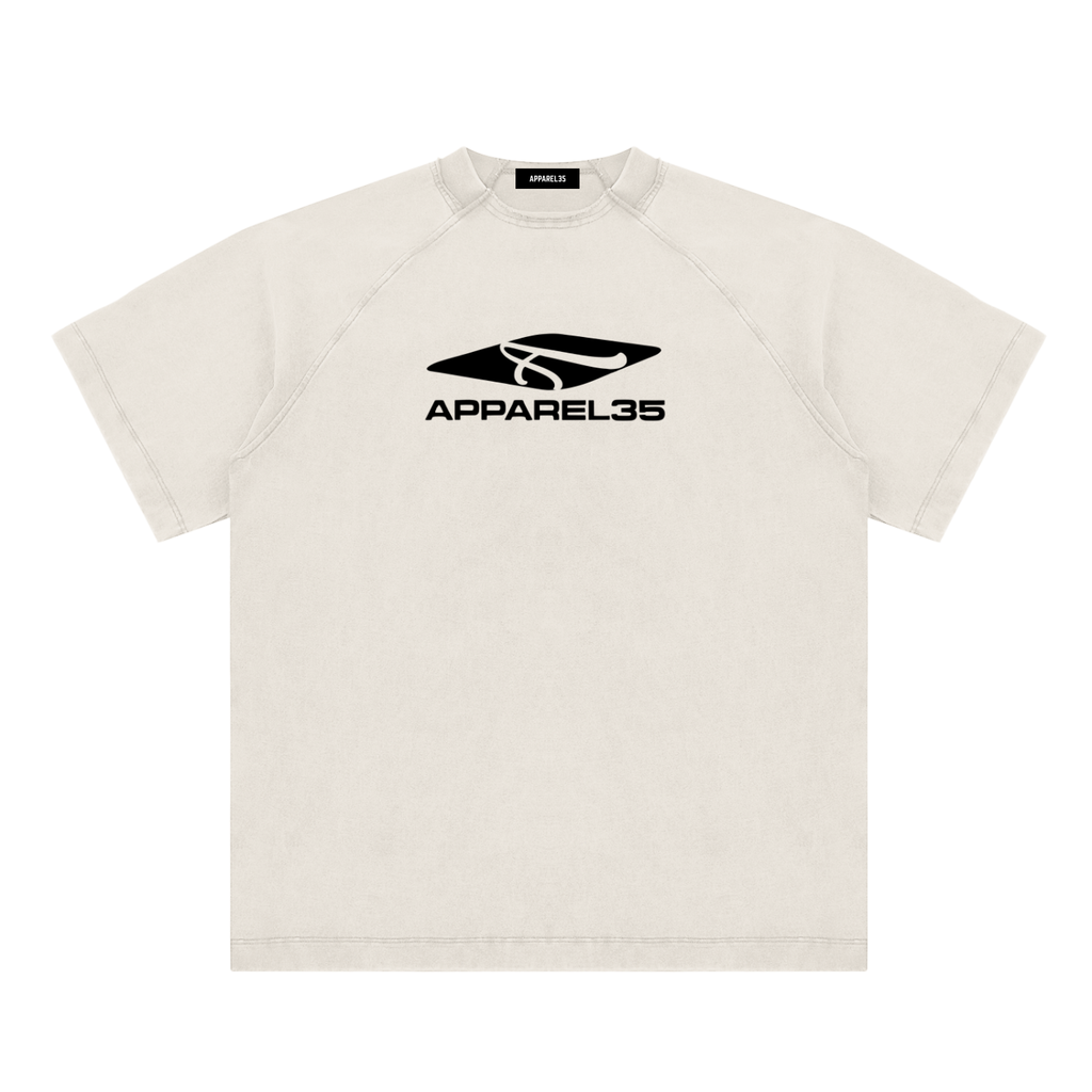 Apparel35 "Basic T-Shirt"-Grey White